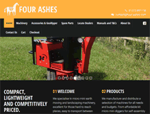 Tablet Screenshot of four-ashes.com